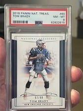 2018 National Treasures Tom Brady #60