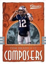 2018 Panini Classics Composers Tom Brady #4 card