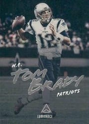2018 Panini Luminance Base Set Tom Brady #65 card