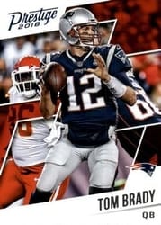 2018 Panini Prestige Base Set Tom Brady #75 card