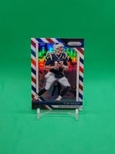 2018 Panini Prizm Tom Brady Red White Blue #69 card