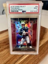 2018 Panini Select Tom Brady Maroon Prizm #86 card