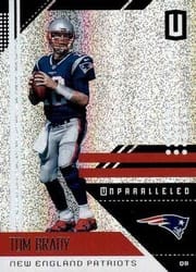 2018 Panini Unparalleled Base Set Tom Brady #126 card
