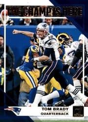 2019 Donruss The Champ is Here Tom Brady #CH-1 card