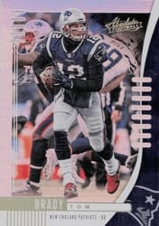 2019 Panini Absolute Base Set Tom Brady #1 card