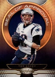2019 Panini Certified Seal of Approval Tom Brady #SA-TB card