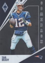 2019 Panini Phoenix Comeback Tom Brady #9 card