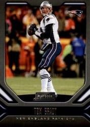 2019 Panini Playbook Base Set Tom Brady #1 card