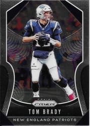 2019 Panini Prizm Base Set Tom Brady #18 card