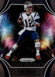2019 Panini Prizm Fireworks Tom Brady #4 card