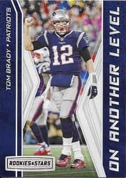 2019 Panini Rookies & Stars On Another Level Tom Brady #OAL-TB card