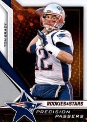 2019 Panini Rookies & Stars Precision Passers Tom Brady #PP-TB card