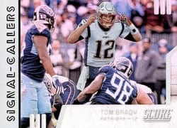 2019 Score Signal-Callers Tom Brady #SC-2 card