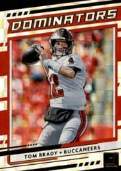 2020 Donruss Dominators Tom Brady #D-TB card