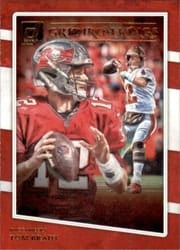 2020 Donruss Gridiron Kings Tom Brady #GK-TB card