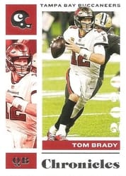 2020 Panini Chronicles Base Set Tom Brady #90 card