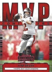 2020 Panini Contenders MVP Contenders Tom Brady #MC-TBR card