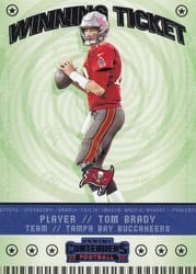 2020 Panini Contenders Winning Ticket Tom Brady #WT3 card