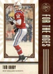 2020 Panini Legacy For the Ages Tom Brady #FTA-TB card
