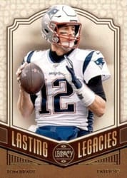 2020 Panini Legacy Lasting Legacies Tom Brady #LL-TB card