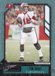 2020 Panini Playbook Base Set Tom Brady #87 card