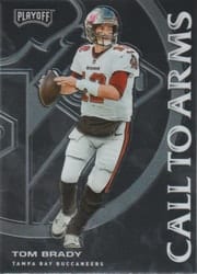 2020 Panini Playoff Call to Arms Tom Brady #CA-1 card