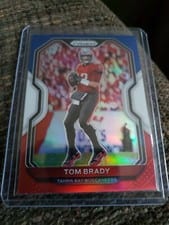 2020 Panini Prizm Tom Brady Red White and Blue #255 card
