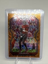 2020 Panini Prizm Tom Brady Orange Lazer #255 card