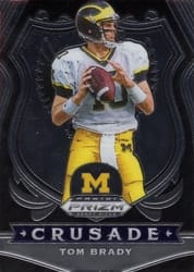 2020 Panini Prizm Draft Picks Base Set Tom Brady #100 card