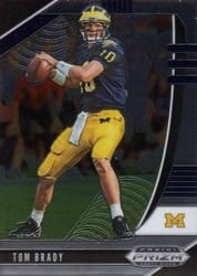 2020 Panini Prizm Draft Picks Base Set Tom Brady #97 card
