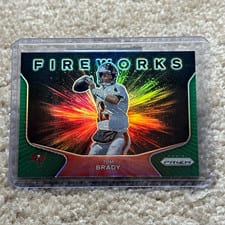 2020 Panini Prizm Fireworks Tom Brady #19 card