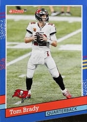 2021 Donruss Retro 1991 Tom Brady #91-21 card