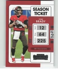 2021 Panini Contenders Tom Brady #91 card