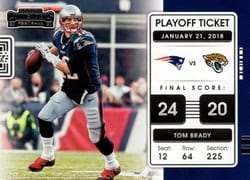 2021 Panini Contenders Playoff Tickets Tom Brady #PLT-TOM card