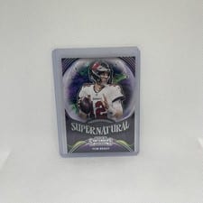 2021 Panini Contenders Supernatural Tom Brady #SN-TBR card