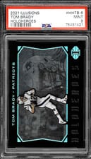 Tom Brady 2021 Panini Illusions HoloHeroes card