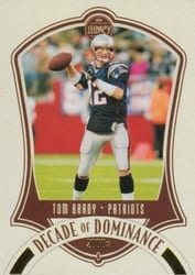 2021 Panini Legacy Decade of Dominance Tom Brady #DD-13 card