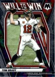 2021 Panini Mosaic Will to Win Tom Brady #1 card