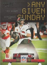 2021 Panini Prestige Any Given Sunday Tom Brady #AGS-TB1 card
