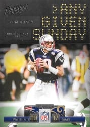 2021 Panini Prestige Any Given Sunday Tom Brady #AGS-TB2 card