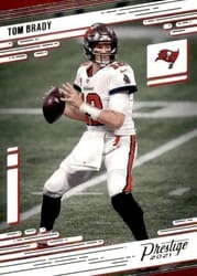2021 Panini Prestige Base Set Tom Brady #184 card