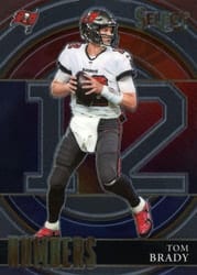 2021 Panini Select Select Numbers Tom Brady #SN-10 card