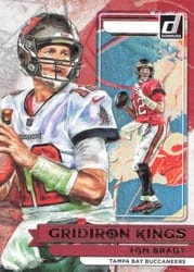 2022 Donruss Gridiron Kings Tom Brady #GK11 card