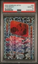 2022 Donruss Optic Blazers Tom Brady #B-3 card