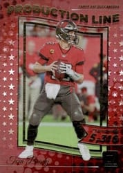2022 Donruss Production Line Tom Brady #PRD-1 card