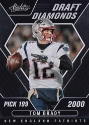 2022 Panini Absolute Draft Diamonds Tom Brady #DD-3 card