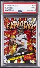 2022 Panini Absolute Explosive Tom Brady #E15 card