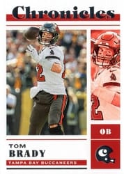 2022 Panini Chronicles Base Set Tom Brady #25 card