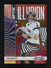 2022 Panini Contenders Optic Optic Illusion Tom Brady #OI-4 card