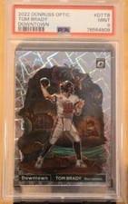 2022 Panini Donruss Optic Downtown Tom Brady #DT-TB card